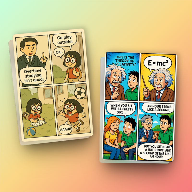Comic Brief AI comic creation example