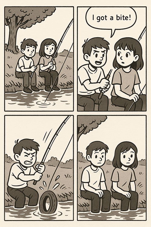 AI-generated comic example 1